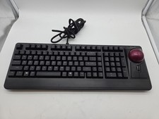 Perixx Periboard-322 RGB Wired Mechanical Trackball Keyboard w/ 2 Hubs FREE S/H