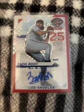 2025 Panini Prospect Edition #199 Zach Root Holo Prospect auto Red Power 1/99