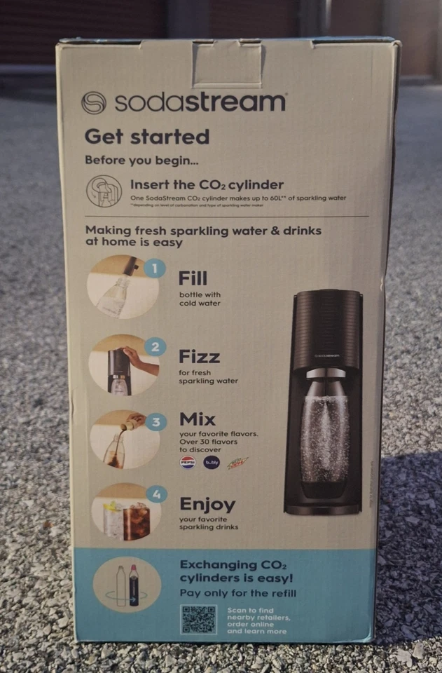 Kit para hacer agua con gas SodaStream Terra azul - nueva caja abierta nunca usada Foto 2 de 4
