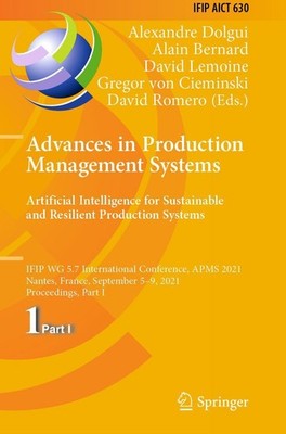 Advances in Production Management Systems. Artificial Intelligence for Sustainab