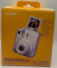Fujifilm Instax Mini 12 Instant Camera with Built-In Flash Lilac Purple