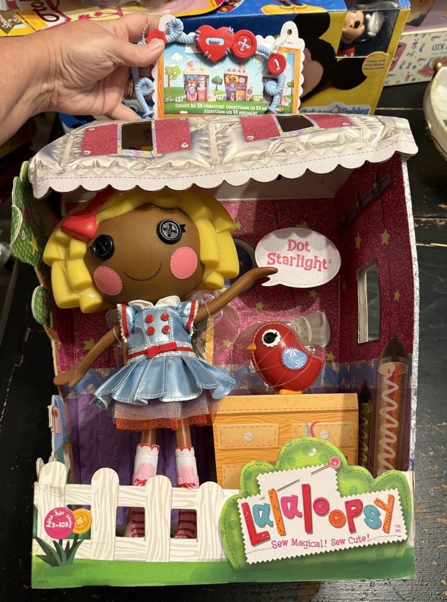 Lalaloopsy Dot Starlight Full Size Doll & Pet Bird 10th