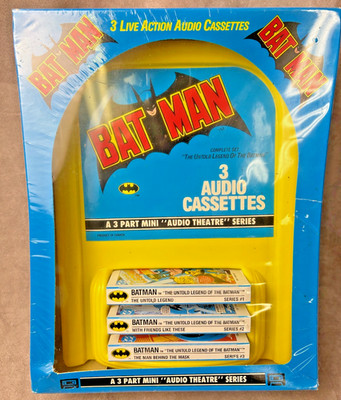 Batman The Untold Legend of the Batman 3 Audio Cassette 1989 Factory Sealed RARE