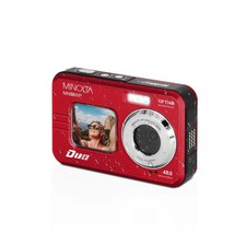 Minolta MN50WP 48MP Autofocus 5K UHD Waterproof Camera Red 