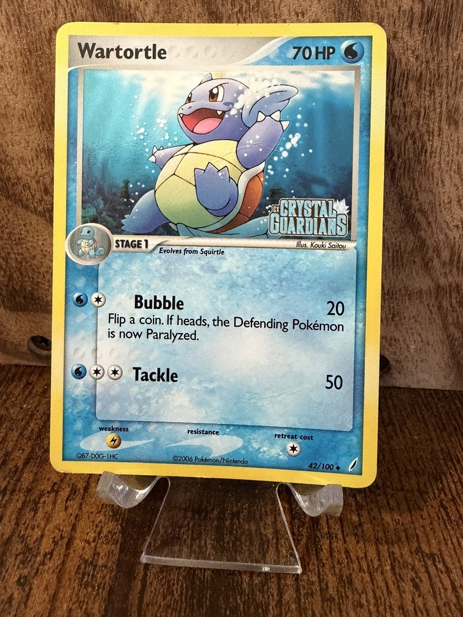 Pokémon TCG 2006 Wartortle Reverse Holo Card 42/100 Stamped