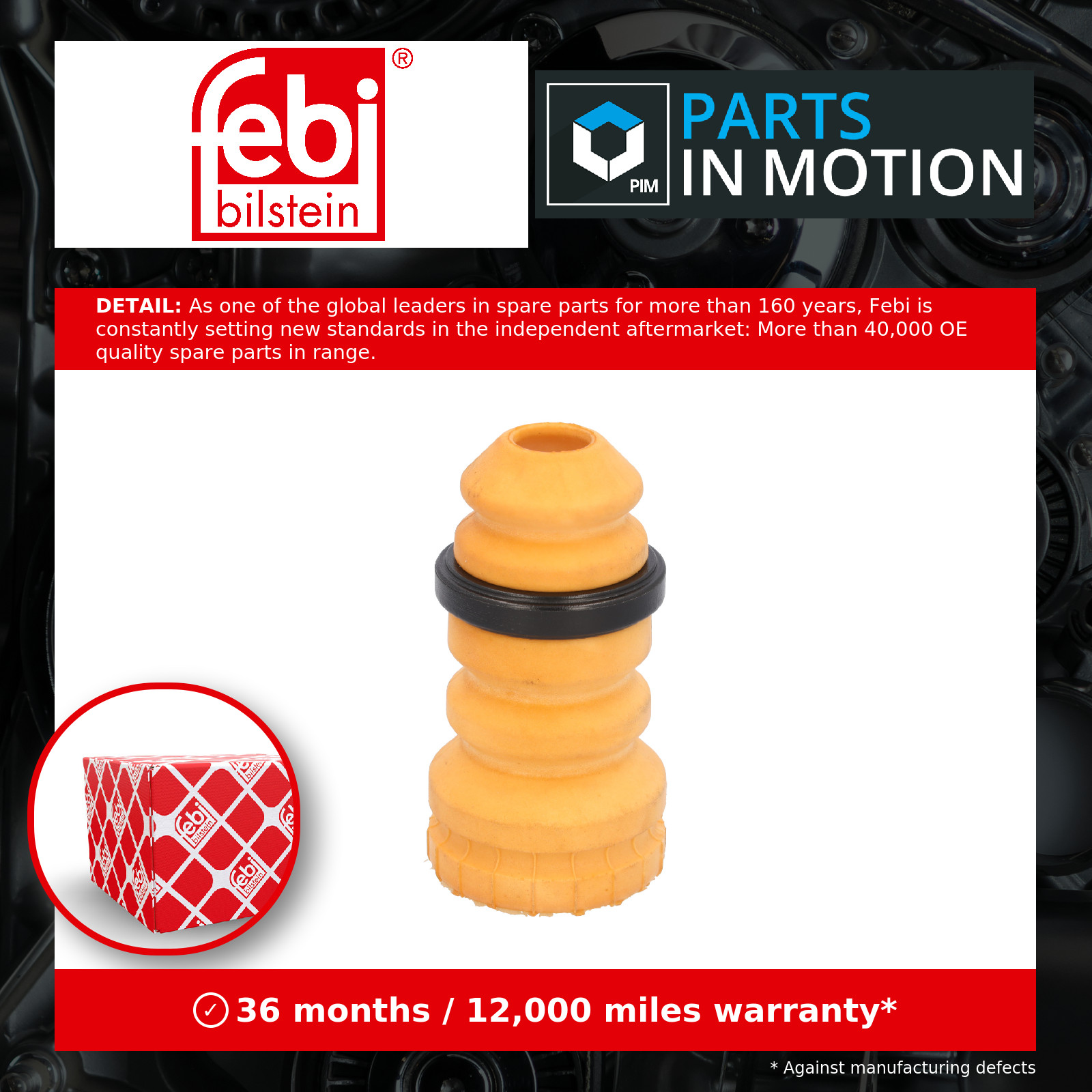 Febi Bilstein Suspension Bump Stop - 186473 - Fits Ford Rear Axle Left - Image 3