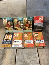 8 Vintage FUNK'S G HYBRID Seed Corn Data Pocket Notebooks Funk Funks HBB