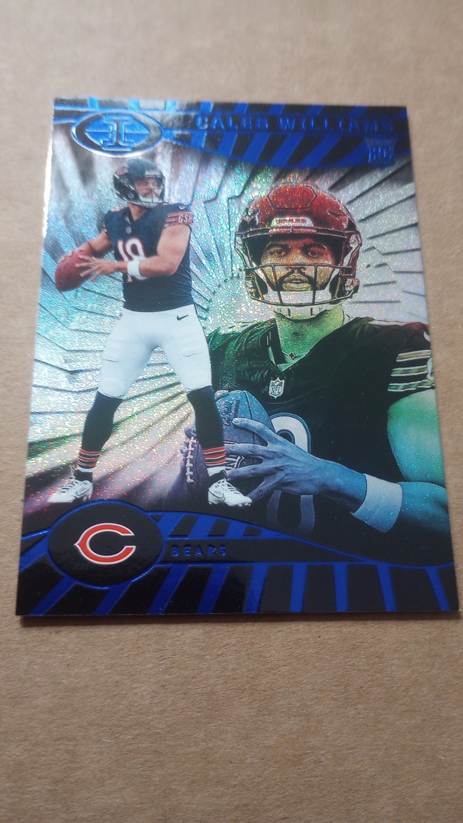 2024 Panini Illusions Football-Dots Trophy Collection #13 Caleb Williams (RC) SP