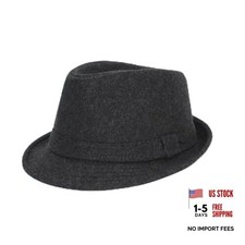 Mens Fedora Hats Classic Manhattan Womens Fedora Hat Grey