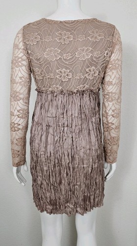 NWT Pretty Angel Womens Dress Size Large Long Sleeve Lace Floral Pullover Empire - Picture 3 of 7