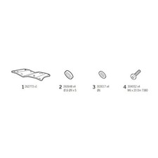 Attacco posteriore bauletto SHAD Ducati Multistrada V4S 2021-2024