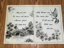 Tri-Chem Liquid Embroidery Picture To Paint NO INSTRUCTIONS