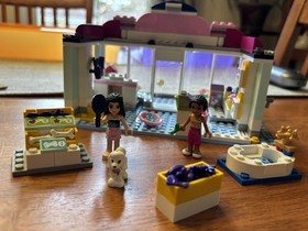 LEGO Friends 41007 Heartlake Pet Salon 💯% Complete w/Manual EUC No Box or PU IL