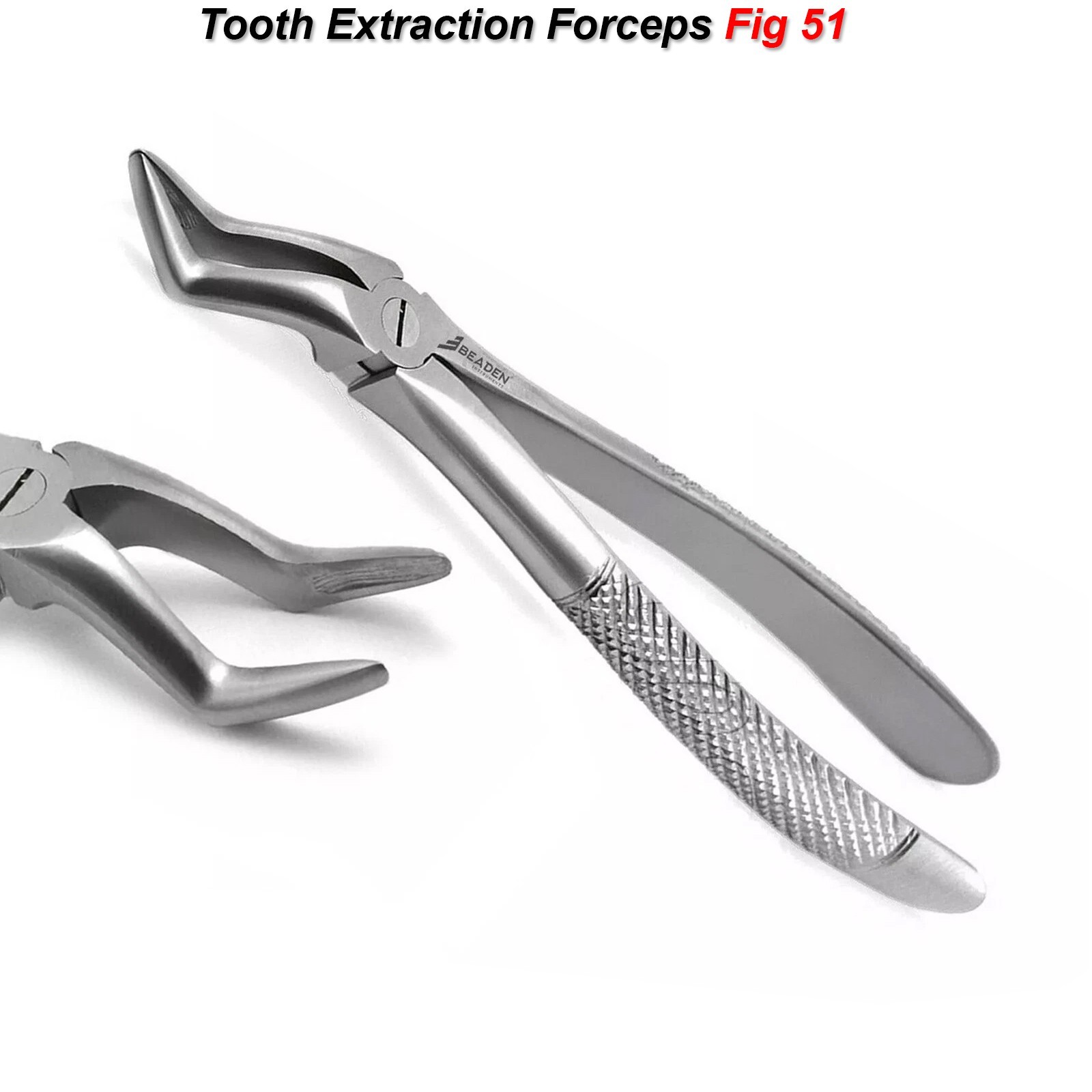 Pinzas de extracción dental Fig 51 herramientas orales de extracción de dientes molares superiores