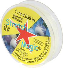 Stretch Magic Elastic Beading Cord Clear Color, 1Mm in Diameter, 25-Meter 82