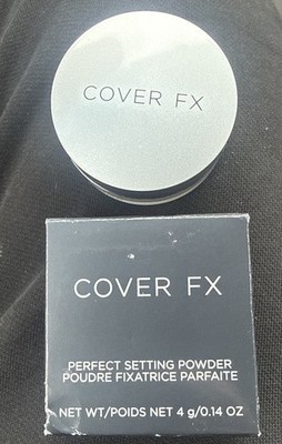 2 COVER FX Perfect Setting Powder TRANSLUCENT LIGHT, 0.14oz / 4g NEW Lot Of 2 