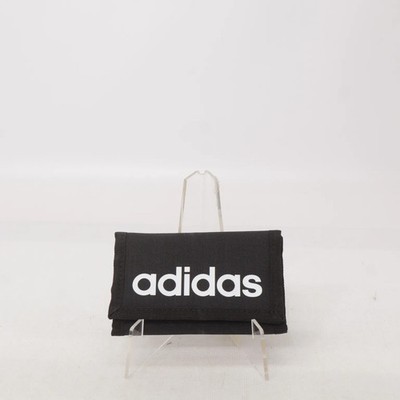 Adidas, Portemonnaie, Polyurethan/Recyceltes Polyester, Schwarz, Einfarbig #dpu