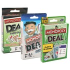 3 PCS SET Monopoly Deal Card Game Quick-Playing Card Game Family Game Gift