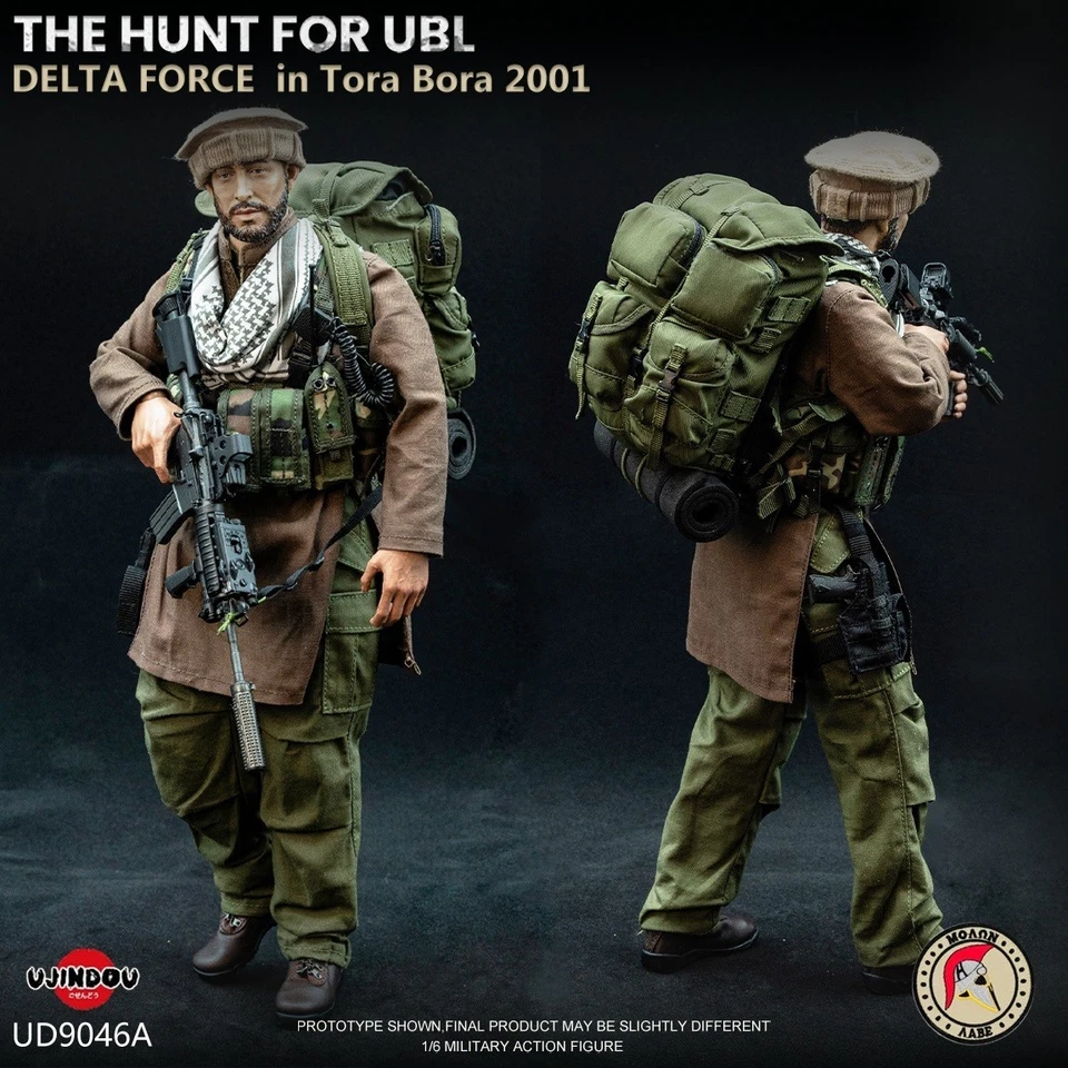 Figura de acción UJINDOU UD9046A 1/6 THE HUNT FOR UBL-DELTA FORCE en Tora Bora 2001 Foto 3 de 4