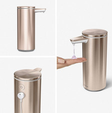 Simplehuman Sensor Soap Pump Dispenser ST1046 Liquid Kitchen Bathroom Rose Gold