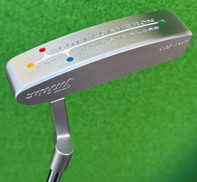 Scotty Cameron Green Dot Upside Down Newport Studio Stainless 1st