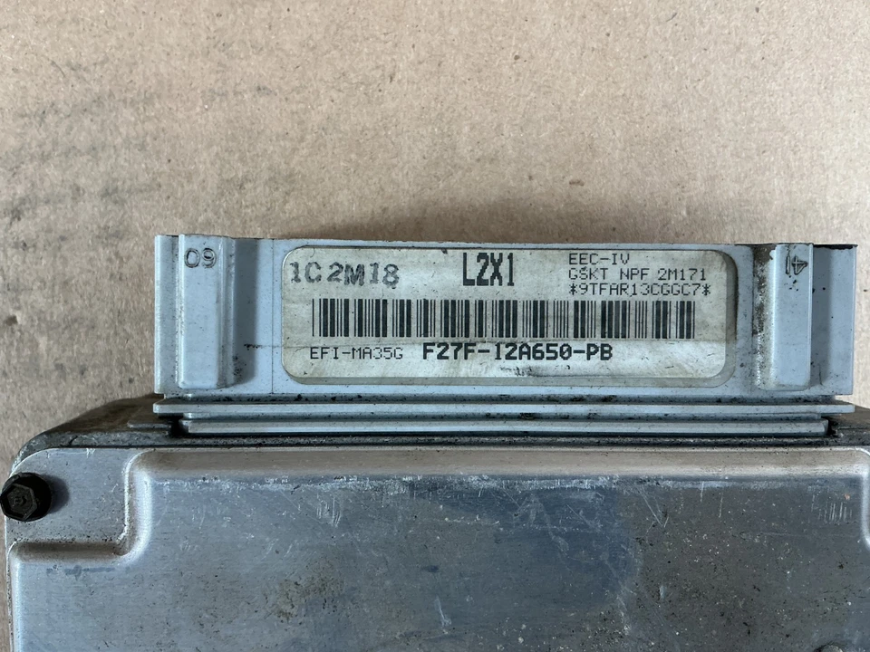 Módulo de controle de motor Ford Aerostar 1992 - 1993 ECU ECM F27F-12A650-PB - Imagem 4 de 4