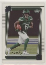 2021 Panini Clearly Donruss Rated Rookie Elijah Moore #72 6f5