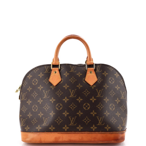 Louis Vuitton Vintage Alma Handbag Monogram Canvas PM