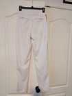 Champro Men's S Open Bottom Baseball Pant White with Red Piping — photo 1
