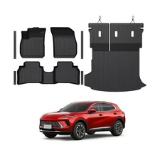 Floor Mats Set for Buick Envision 2021-2025 2026 Accessories, Full Coverage A...