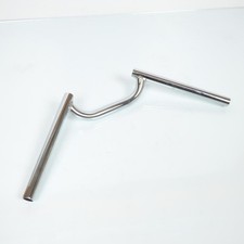 Guidon chromé Racing pour mobylette MBK 51 Ø22mm L500mm cyclomoteur cyclo
