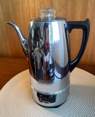 Vintage Universal EA-S4428 Coffeematic Percolator 8 Cup - TESTED- WORKS 