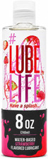 Lubelife Water Based Strawberry Flavored Lubricant - Personal Lube for Men