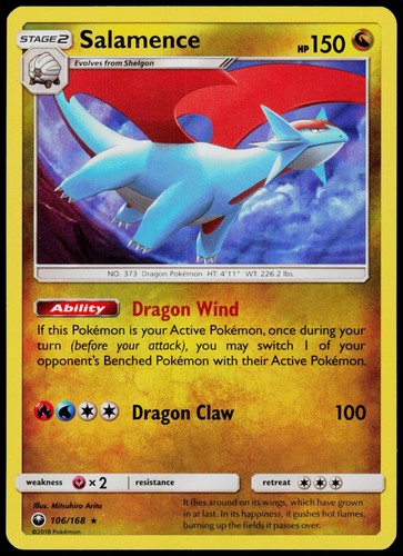 Salamence 106/168 Celestial Storm - Holo Pokemon NM/M (Rare)