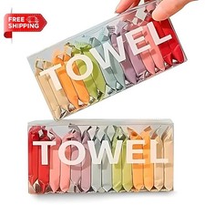7Pcs Portable Compressed Towels Disposable Facial Tissue Soft Upgrade for Travel