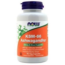 Now KSM-66 Ashwagandha (600mg)  90 vcaps