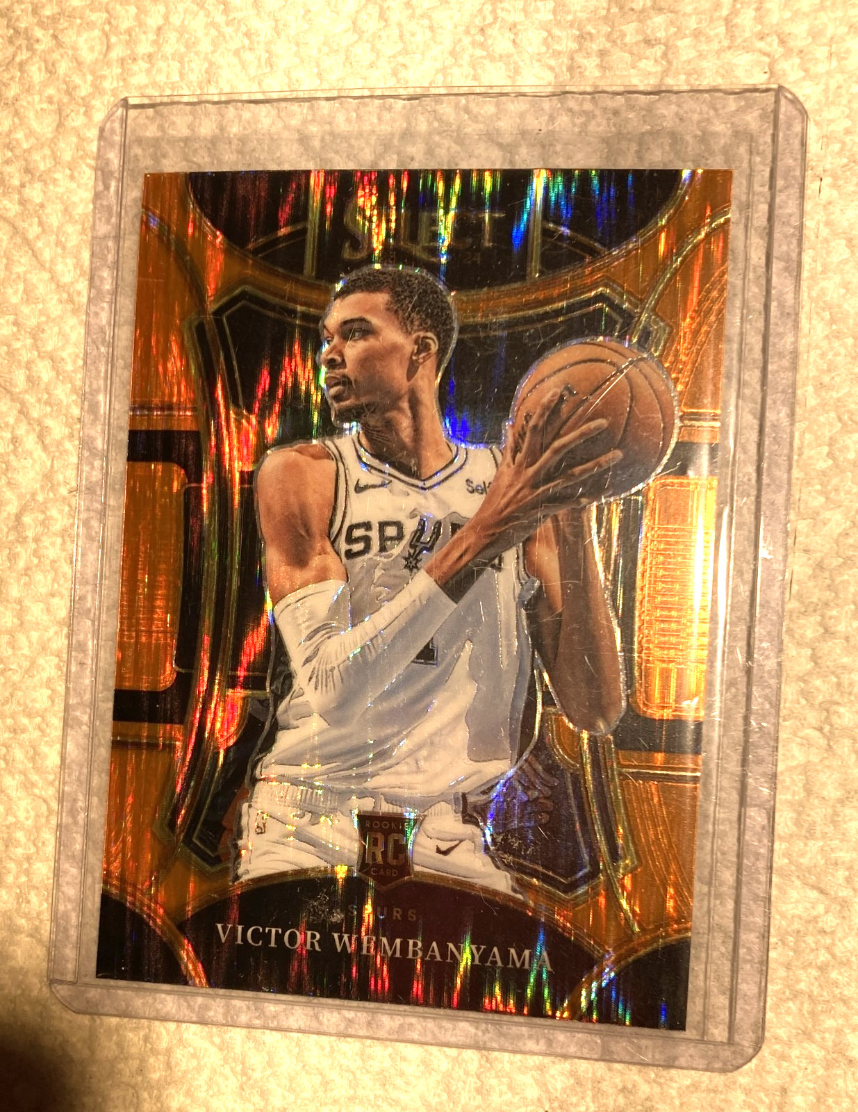 Victor Wembanyama 2023 Select #311 Mezzanine Orange Flash Price