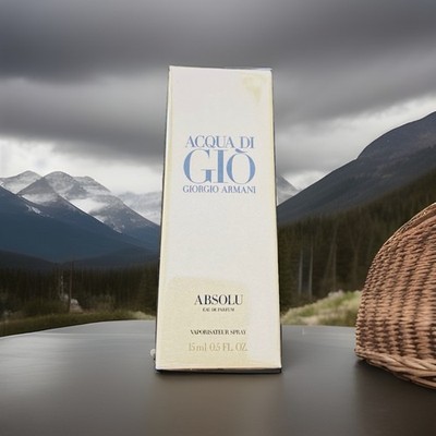3 travel Giorgio Armani Acqua Di Gio Absolu Eau de Parfum Spray 15 ml 0.5 fl oz 