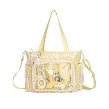 ita crossbody Tote Bag,Kawaii Pin Display Messenger Bag with Insert and Acces...