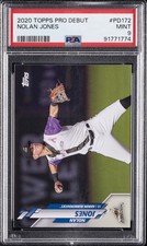2020 TOPPS PRO DEBUT #PD172 NOLAN JONES PSA 9