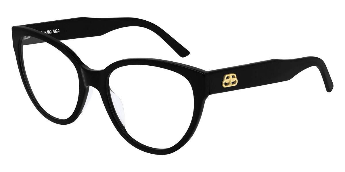 SALE! NEW Balenciaga Everyday BB0064O 001 Black Demo Cat Eye Women Eyeglasses Balenciaga BB0064O Eyeglasses | Select Eyewear main image 4