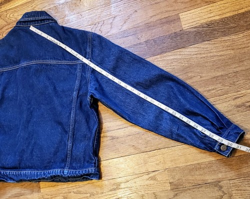 Denver •BRONCOS• Logo Woman's M Denim Trucker Jacket by Reebok *Bonus Socks* - Picture 10 of 12