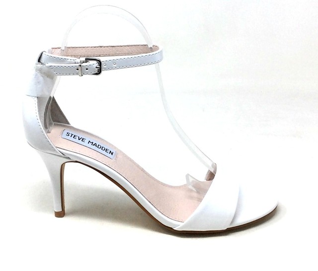 steve madden white ankle boots