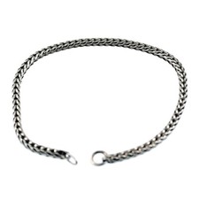 Trollbeads Original Foxtail 15224 Bracelet Silver 9.4 8.4 actual inch :0