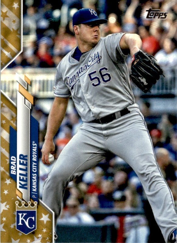 2020 Topps Gold Star #79 Brad Keller Kansas City Royals
