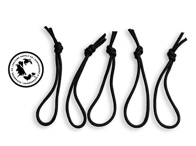 Culture Surfboards Leash String 5-Pack - BLACK