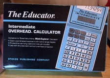 The Educator 204 Intermediate Overhead Calculator Companion to TI Math Explorer