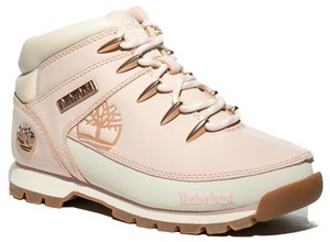 Timberland Women's Premium Leather Euro Sprint Hiking Boots Pink / Black |  eBay