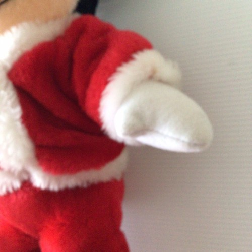 Vtg Mickey Mouse Santa Claus Stuffed Plush Disneyland Walt Disney Holiday Gift - Picture 14 of 20
