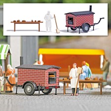 Busch 1827 Mobiler Brotbackofen, H0, Neu 2022